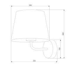 Бра TK Lighting 1882 Maja 1