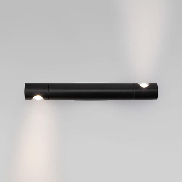Настенный светодиодный светильник Eurosvet Tybee 40161 LED черный Фото № 1