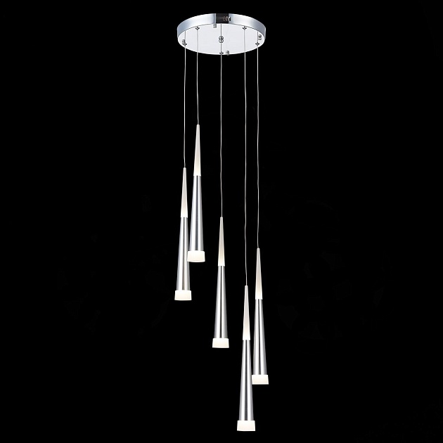Подвесная светодиодная люстра Evoluce Orpelo SLE200113-05 изображение 3 Подвесная светодиодная люстра Evoluce Orpelo SLE200113-05 Фото № 3