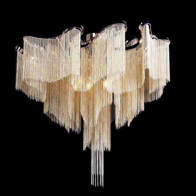 Потолочная люстра Loft IT Stream 10208/800C Gold изображение 4 Потолочная люстра Loft IT Stream 10208/800C Gold Фото № 4