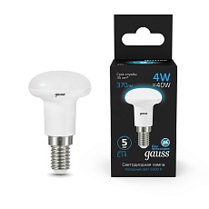 Лампа светодиодная Gauss E14 4W 6500K матовая 106001304 2