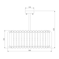 Потолочная люстра Bogates Castellie 361/5 2