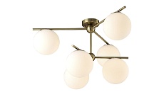 Потолочная люстра Crystal Lux FELIZ SP-PL6 BRONZE/WHITE 1