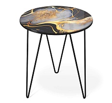 Журнальный стол Sheffilton SHT-CT27 черный алмаз/черный муар 4007482109 4