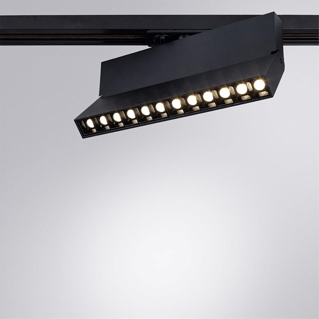 Трековый светодиодный светильник Arte Lamp Flash A4573PL-1BK Фото № 2