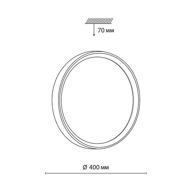 Настенно-потолочный светодиодный светильник Sonex Woodi 7627/DL Фото № 7