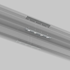 Комплект прямых соединителей Maytoni Technical Exility Busbar (4 шт) TRA034D-C-42S 2