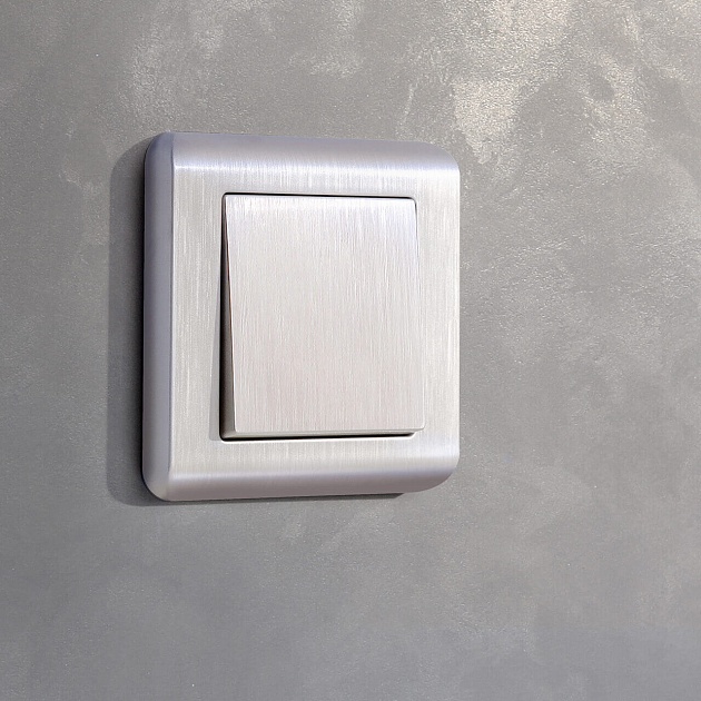 Выключатель одноклавишный Werkel перламутровый рифленый W1110013 4690389160783 Фото № 5