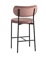 Полубарный стул Stool Group Барбара велюр пыльно-розовый BARBARA CC HLR-34 4