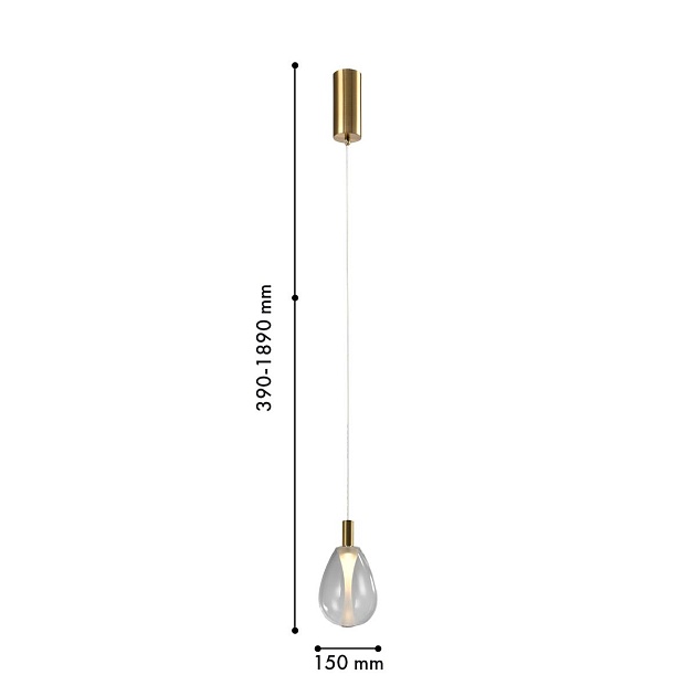Подвесной светодиодный светильник Favourite Hopper 4257-1P изображение 2 Подвесной светодиодный светильник Favourite Hopper 4257-1P Фото № 2