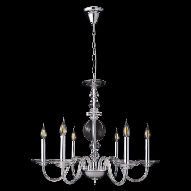 Подвесная люстра Crystal Lux ARABESQUE SP6 CHROME Фото № 6