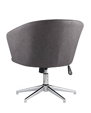 Поворотное кресло Stool Group Харис регулируемое ПУ серый HARRIS 15 5