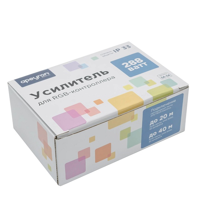 Усилитель RGB Apeyron 12/24V 04-04(288) Фото № 5
