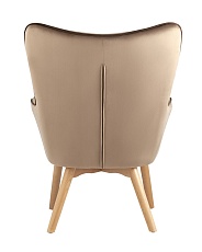 Кресло Stool Group Манго велюр бежевый MANCO HLR-31 4
