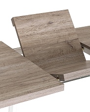 Кухонный стол Stool Group Plain 116-158*74 дуб/белый УТ000034571 3