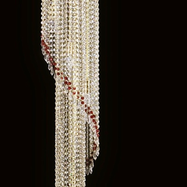 Каскадная люстра Artglass Spiral 400X2300 White CE изображение 2 Каскадная люстра Artglass Spiral 400X2300 White CE Фото № 2