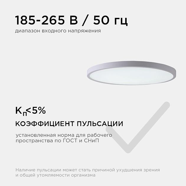 Настенно-потолочный светодиодный светильник Apeyron Spin 18-126 Фото № 12