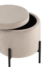 Пуф Stool Group Грейс велюр светло-серый vd-grays-b25 3