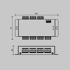 Усилитель сигнала  Maytoni Lighting control 711007 2