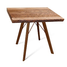 Кухонный стол Sheffilton SHT-TU9/TT10 ДУБ/слэб натуральное дерево/темный орех 3862661101