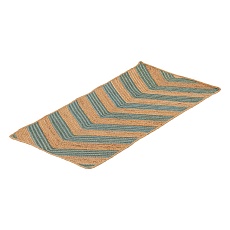 Ковер Tkano из джута с вставками зеленого цвета из коллекции Ethnic, 70х160 см TK22-DR0019 1