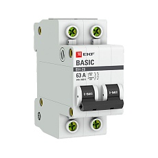 Выключатель нагрузки 2P 63А ВН-29 Basic SL29-2-63-bas
