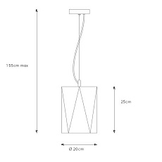 Подвесной светильник Lucide Fern 25407/01/30 1