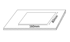 Встраиваемый светильник Crystal Lux CLT 002С2 BL 3