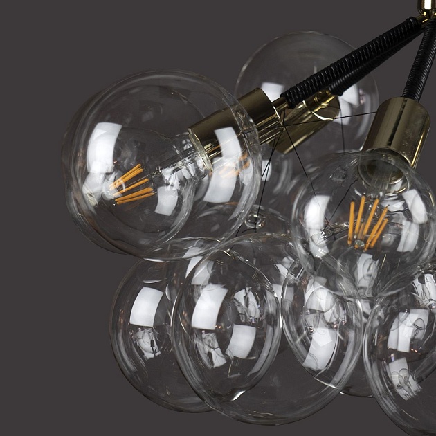 Подвесная люстра Loft IT Bunch 10048/6 Black Фото № 2