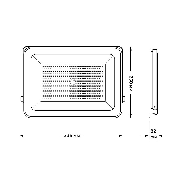 Прожектор светодиодный Gauss Qplus 150W 6500К 690511150 Фото № 3