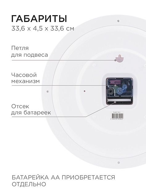 Часы настенные Apeyron PL2207-700-1 Фото № 4