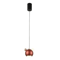 Подвесной светодиодный светильник Crystal Lux Amigo SP Led Red 1