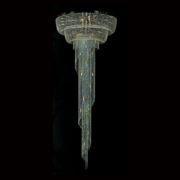 Каскадная люстра Artglass Spiral Column 1000X2500 CE изображение 1 Каскадная люстра Artglass Spiral Column 1000X2500 CE Фото № 1
