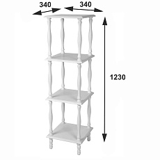Этажерка Мебелик П 8 004813 2