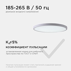 Настенно-потолочный светодиодный светильник Apeyron Spin 18-136 3