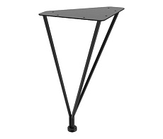 Журнальный стол Sheffilton SHT-TU29/H36/70/70 ДУБ/OSB прозрачный лак/чёрный муар 5387382501 3