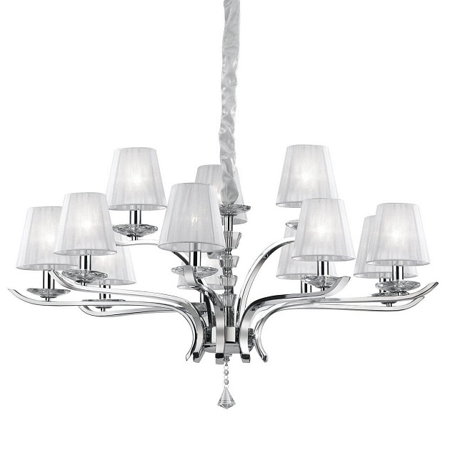 Подвесная люстра Ideal Lux Pegaso SP12 Bianco 066431 Фото № 1
