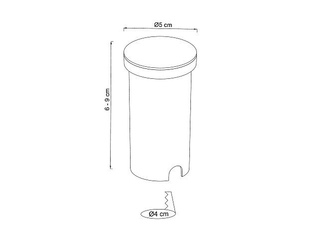 Ландшафтный светодиодный светильник Arte Lamp Piazza A3601IN-1BK Фото № 2