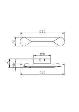 Настенный светодиодный светильник Maytoni Motion MOD276WL-L8W3K 1