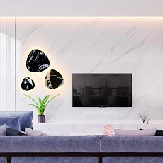 Бра Crystal Lux BILBAO AP6W LED D200 BLACK 3