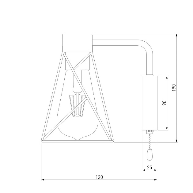 Бра Eurosvet Trappola 70107/1 белый Фото № 4