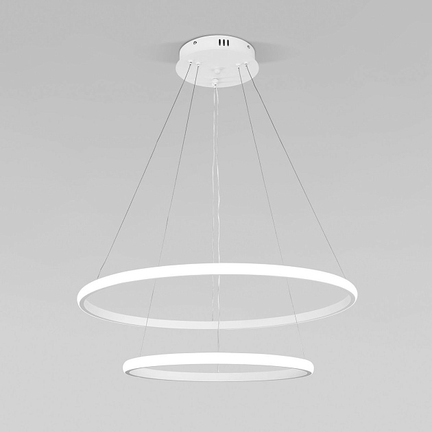 Подвесной светодиодный светильник Eurosvet Collars 90264/2 белый Фото № 1