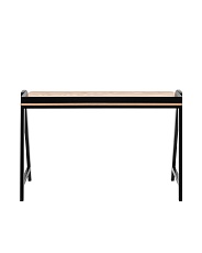 Письменный стол Stool Group Pyramid 118*53 светлое дерево/черный УТ000036012 5