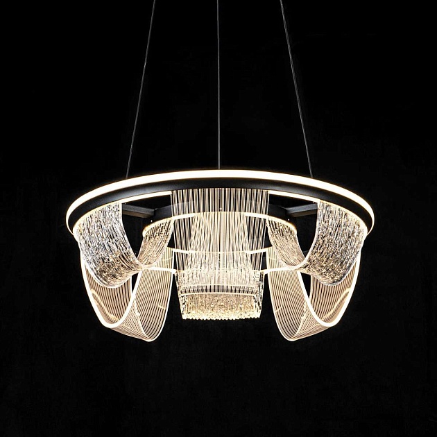 Подвесной cветильник LED4U L7706-460 BK Фото № 3