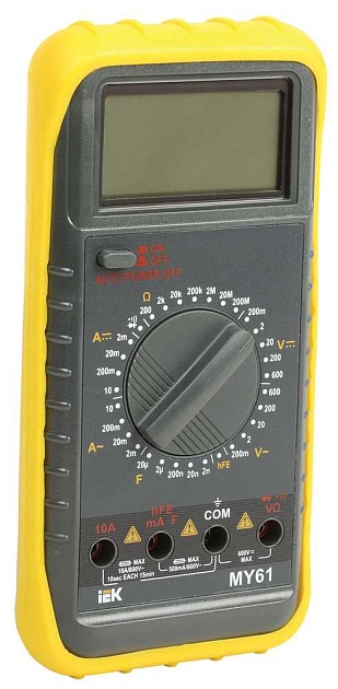 Мультиметр цифровой PROFESSIONAL MY61 IEK TMD-5S-061 Фото № 1