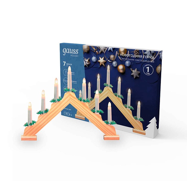 Светодиодный светильник "Новогодняя горка" Gauss Holiday HL020 изображение 8 Светодиодный светильник "Новогодняя горка" Gauss Holiday HL020 Фото № 8