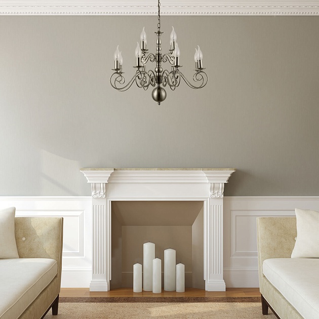 Подвесная люстра Arte Lamp A1129LM-12AB Фото № 6