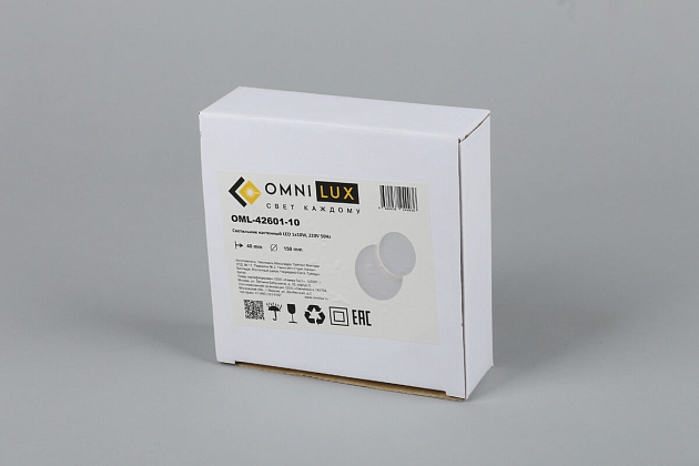 Настенный светодиодный светильник Omnilux Banbury OML-42601-10 Фото № 8
