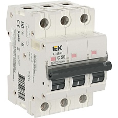 ARMAT Автоматический выключатель M06N 3P C 50А IEK AR-M06N-3-C050
