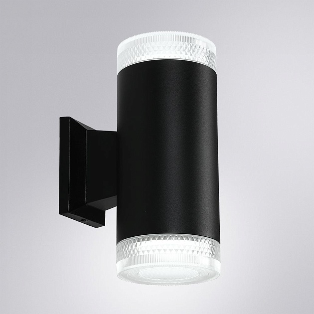 Уличный настенный светильник Arte Lamp Piautos A1926AL-2BK Фото № 3
